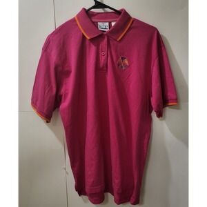 EP Pro Womens Golf Performance,Polo Shirt Fuchsia Pink Size Large